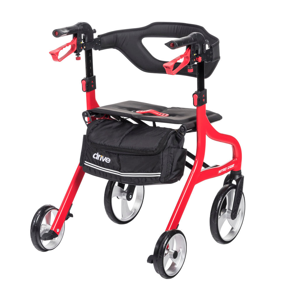 Drive Medical Nitro Sprint Rollator, 1 Count #102662RD