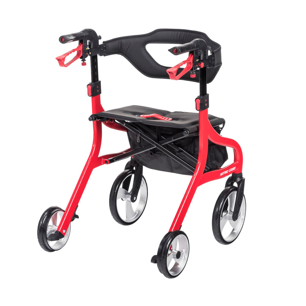 Drive Medical Nitro Sprint Rollator, 1 Count #102662RD