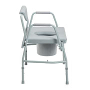 Drive Medical Deluxe Bariatric Drop-Arm Commode #11135-1