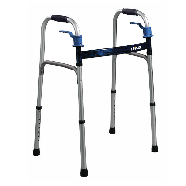 Drive Medical Deluxe, Trigger Release Folding Walker, JUNOIR, 4 EA/CS #10225-4