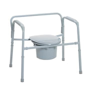 Drive Medical Bariatric Folding Commode, 650 lbs. Weight Capacity #11117N-1