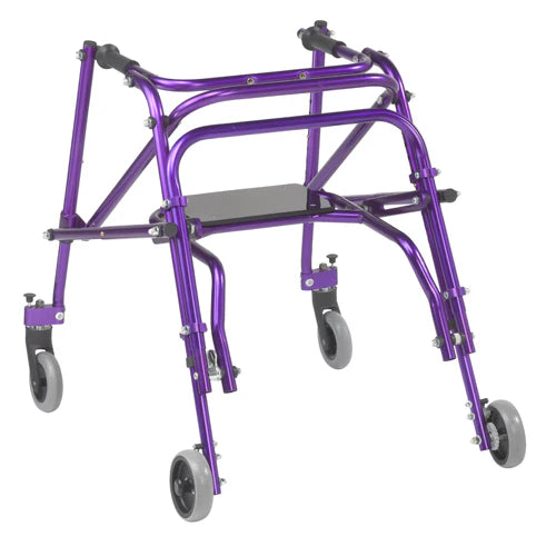 Drive Medical Nimbo Posterior Walker with Seat, Medium, 1 EA