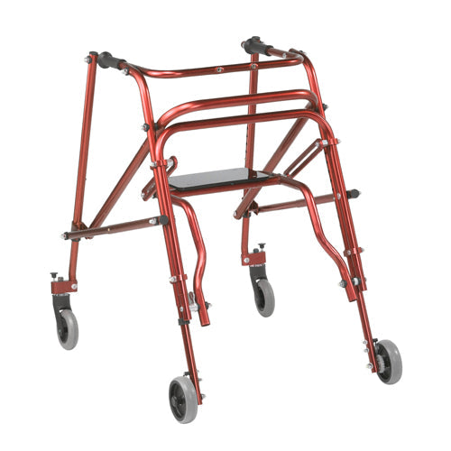DRIVE MEDICAL Nimbo Posterior Walker with Seat, Large, 1 EA
