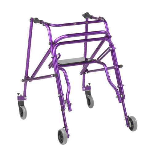 DRIVE MEDICAL Nimbo Posterior Walker with Seat, Large, 1 EA