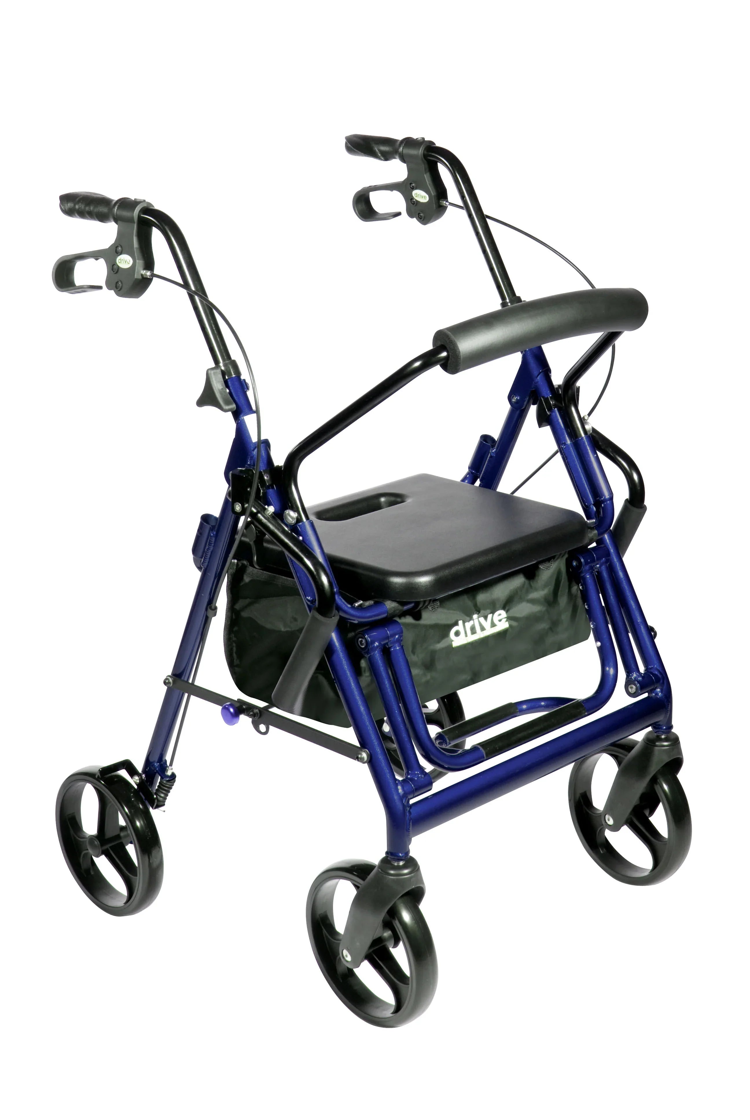 Drive Duet Rollator/Transport Chair, 8" Casters
