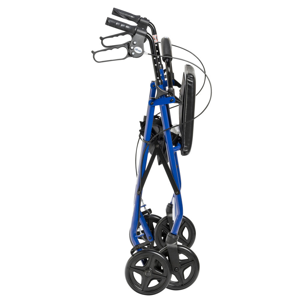 Drive Medical Aluminum Rollator, 7.5" Casters #R728BL / #R728RD