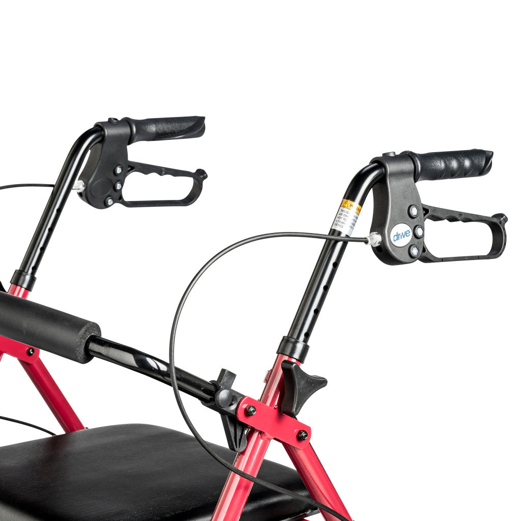 Drive Medical Aluminum Rollator, 7.5" Casters #R728BL / #R728RD