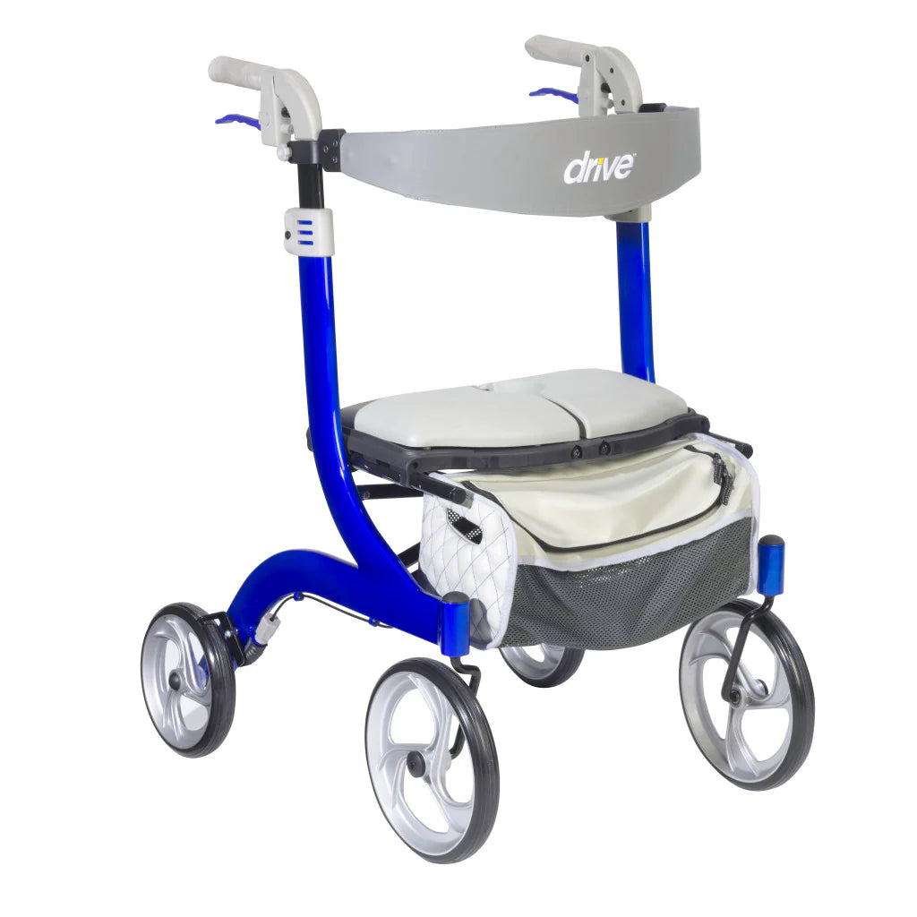 DRIVE MEDICAL NitroÂ® DLX Rollator, 1 EA