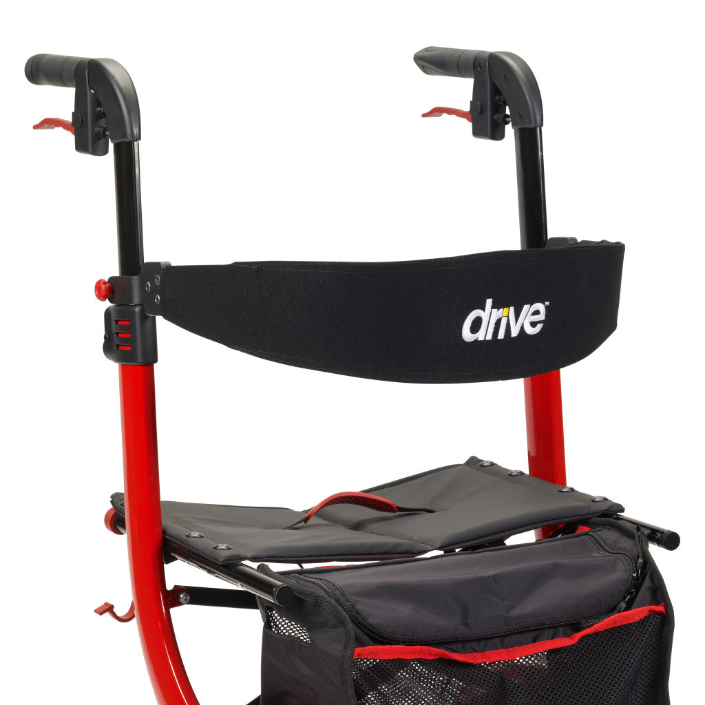 Drive Medical Nitro Aluminum Rollator, 10" Casters, 1 Count